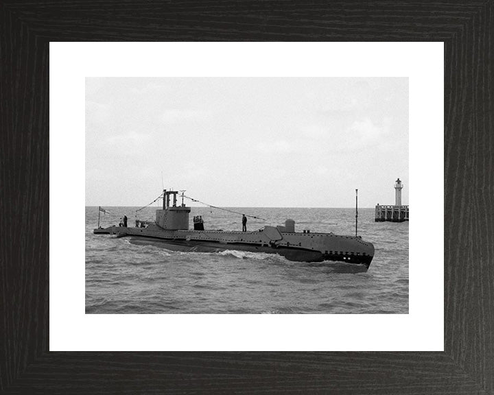 HMS Scorcher (P258) Photo Print - Starboard View - Royal Navy S Class Submarine Posters, Prints, & Visual Artwork Hampshire Prints 10 x 8 Black Frame Yes