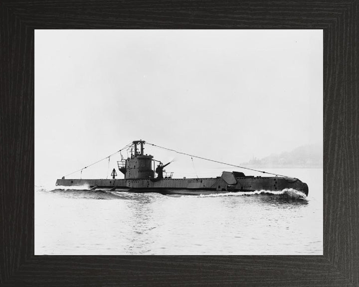 HMS Sea Rover Photo Print - Starboard View - Royal Navy S Class Submarine Posters, Prints, & Visual Artwork Hampshire Prints 10 x 8 Black frame No