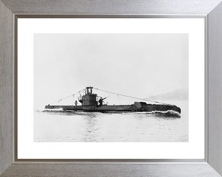 HMS Sea Rover Photo Print - Starboard View - Royal Navy S Class Submarine Posters, Prints, & Visual Artwork Hampshire Prints 10 x 8 Silver Frame Yes