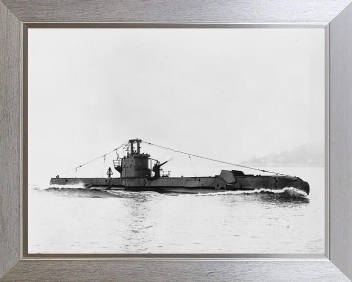 HMS Sea Rover Photo Print - Starboard View - Royal Navy S Class Submarine Posters, Prints, & Visual Artwork Hampshire Prints 10 x 8 Silver Frame No