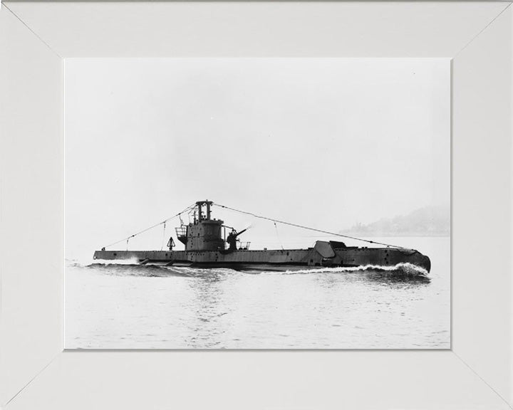 HMS Sea Rover Photo Print - Starboard View - Royal Navy S Class Submarine Posters, Prints, & Visual Artwork Hampshire Prints 10 x 8 White Frame No