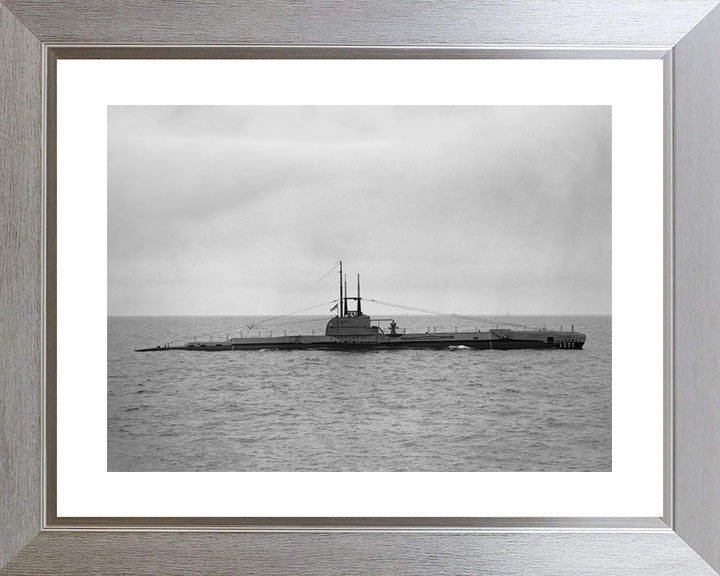 HMS Seawolf (47S) Photo Print - Starboard View - Royal Navy S Class Submarine Posters, Prints, & Visual Artwork Hampshire Prints 10 x 8 Silver Frame Yes