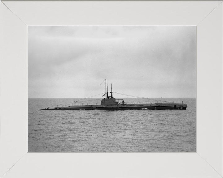 HMS Seawolf (47S) Photo Print - Starboard View - Royal Navy S Class Submarine Posters, Prints, & Visual Artwork Hampshire Prints 10 x 8 White Frame No