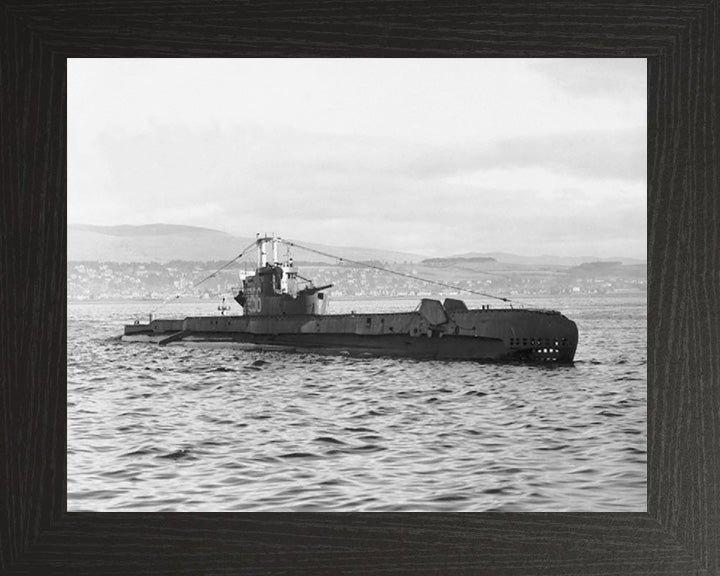 HMS Sentinel (P256) Photo Print - Starboard View - Royal Navy S Class Submarine Posters, Prints, & Visual Artwork Hampshire Prints 10 x 8 Black frame No