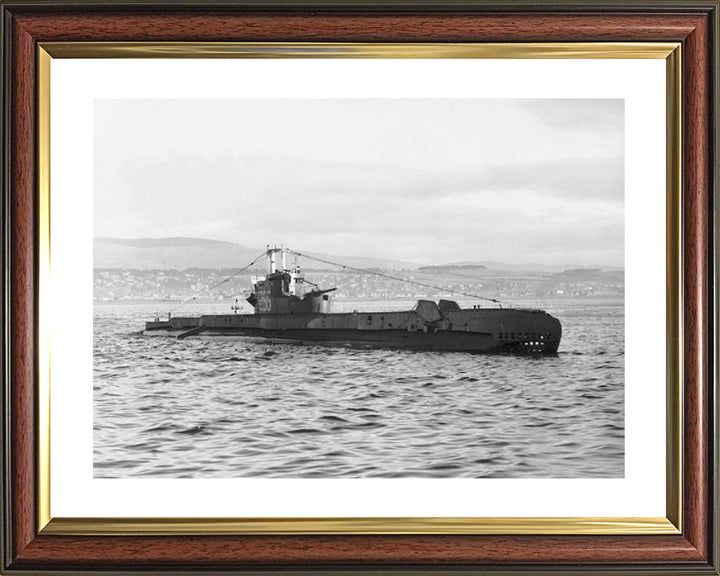 HMS Sentinel (P256) Photo Print - Starboard View - Royal Navy S Class Submarine Posters, Prints, & Visual Artwork Hampshire Prints 10 x 8 Classic Frame Yes