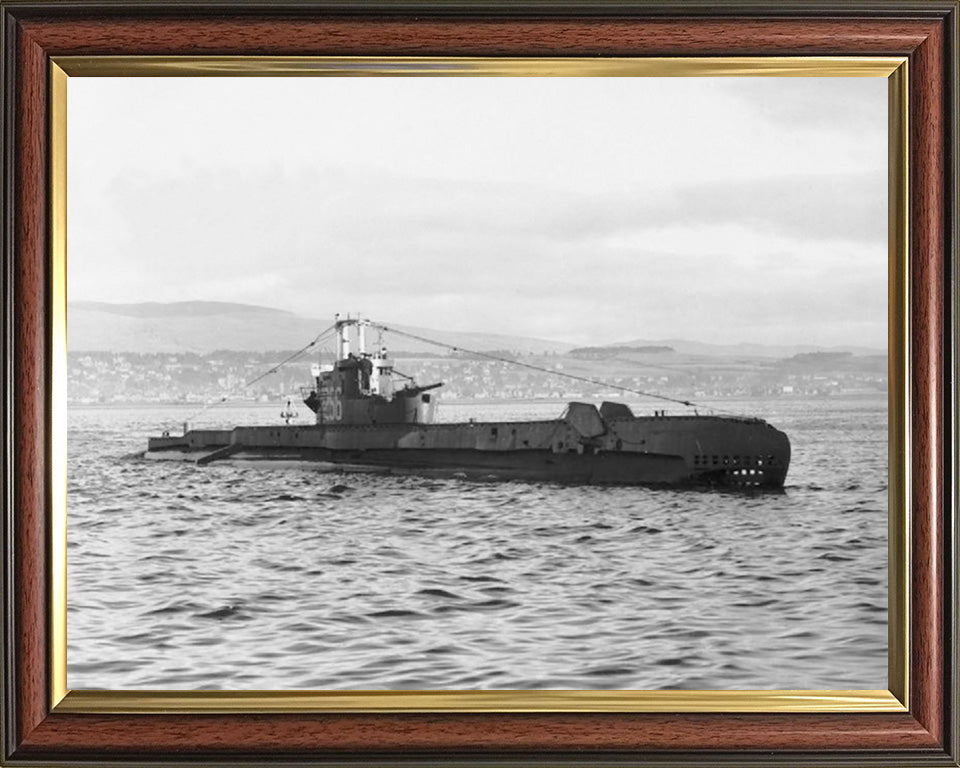 HMS Sentinel (P256) Photo Print - Starboard View - Royal Navy S Class Submarine Posters, Prints, & Visual Artwork Hampshire Prints 10 x 8 Classic Frame No
