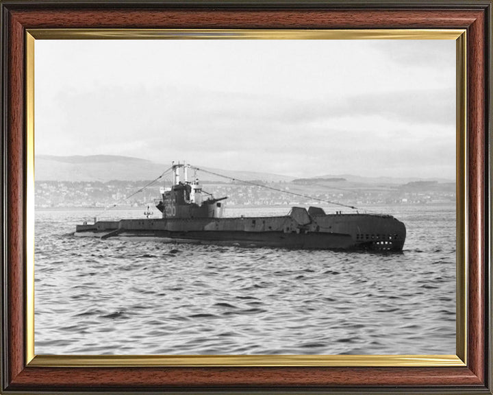 HMS Sentinel (P256) Photo Print - Starboard View - Royal Navy S Class Submarine Posters, Prints, & Visual Artwork Hampshire Prints 10 x 8 Classic Frame No