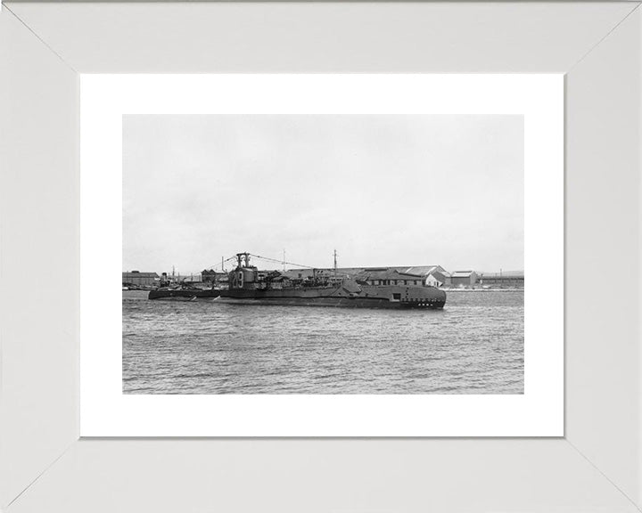 HMS Seraph (P219) Photo Print - Starboard View - Royal Navy S Class Submarine Posters, Prints, & Visual Artwork Hampshire Prints 10 x 8 White Frame Yes