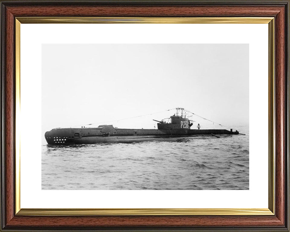 HMS Sidon (P259) Photo Print - Port Side View - Royal Navy S Class Submarine Posters, Prints, & Visual Artwork Hampshire Prints 10 x 8 Classic Frame Yes