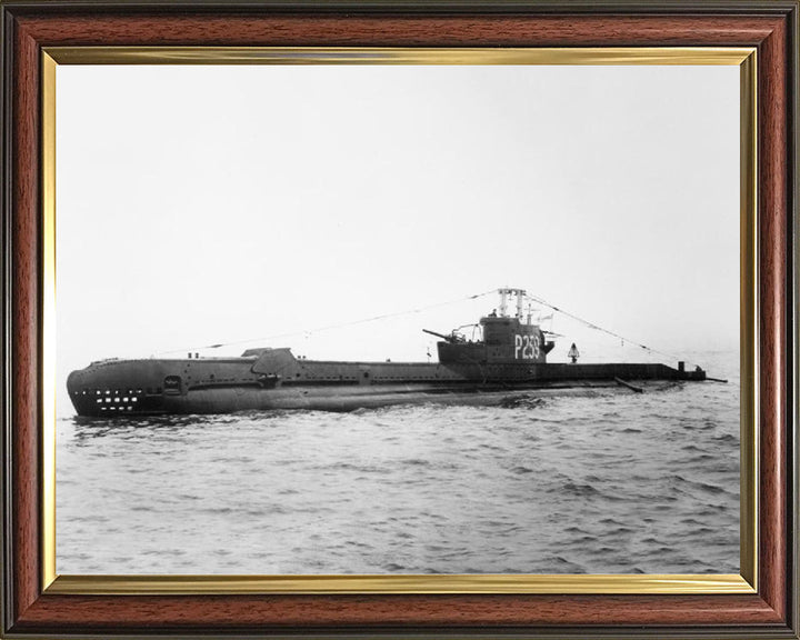 HMS Sidon (P259) Photo Print - Port Side View - Royal Navy S Class Submarine Posters, Prints, & Visual Artwork Hampshire Prints 10 x 8 Classic Frame No