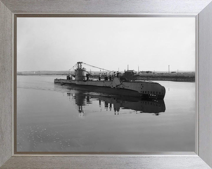 HMS Sirdar Photo Print - Starboard Bow View - Royal Navy S Class Submarine Posters, Prints, & Visual Artwork Hampshire Prints 10 x 8 Silver Frame No