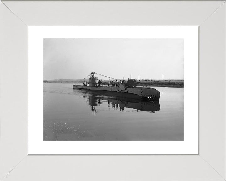 HMS Sirdar Photo Print - Starboard Bow View - Royal Navy S Class Submarine Posters, Prints, & Visual Artwork Hampshire Prints 10 x 8 White Frame Yes