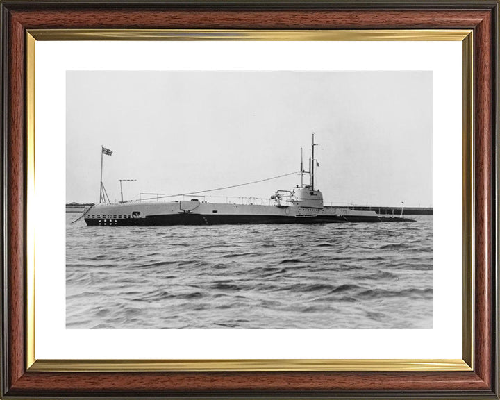 HMS Snapper (39S) Photo Print - At A Buoy - Royal Navy S Class Submarine Posters, Prints, & Visual Artwork Hampshire Prints 10 x 8 Classic Frame Yes