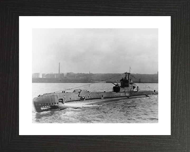 HMS Solent (P262) Photo Print - Port Side View - Royal Navy S Class Submarine Posters, Prints, & Visual Artwork Hampshire Prints 10 x 8 Black Frame Yes