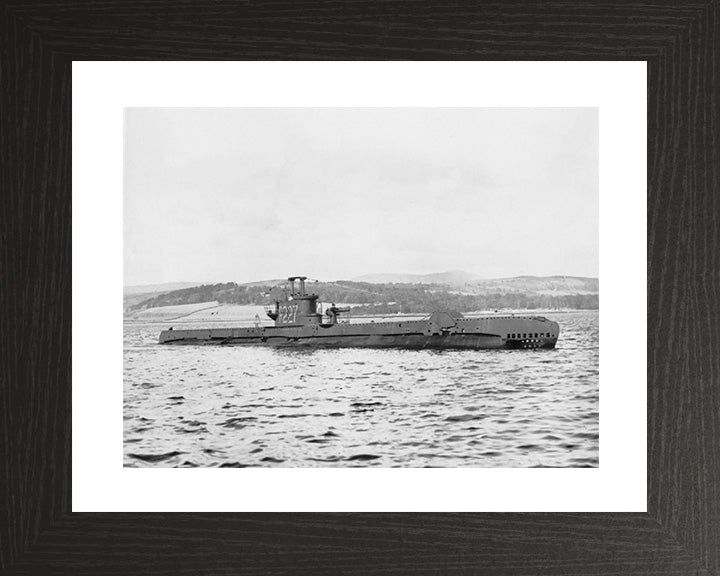 HMS Spiteful (P227) Photo Print - Starboard View - Royal Navy S Class Submarine Posters, Prints, & Visual Artwork Hampshire Prints 10 x 8 Black frame Yes