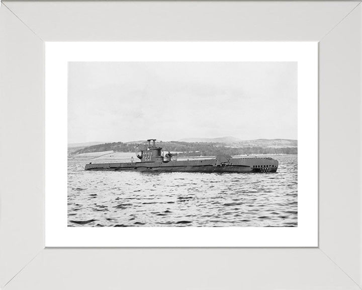 HMS Spiteful (P227) Photo Print - Starboard View - Royal Navy S Class Submarine Posters, Prints, & Visual Artwork Hampshire Prints 10 x 8 White Frame Yes