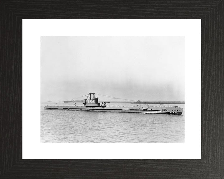 HMS Splendid (P228) Photo Print - Starboard View - Royal Navy S Class Submarine Posters, Prints, & Visual Artwork Hampshire Prints 10 x 8 Black Frame Yes