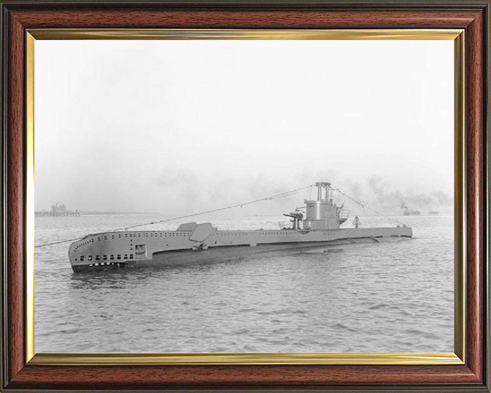 HMS Sportsman Photo Print - Port Side View - Royal Navy S Class Submarine Posters, Prints, & Visual Artwork Hampshire Prints 10 x 8 Classic Frame No