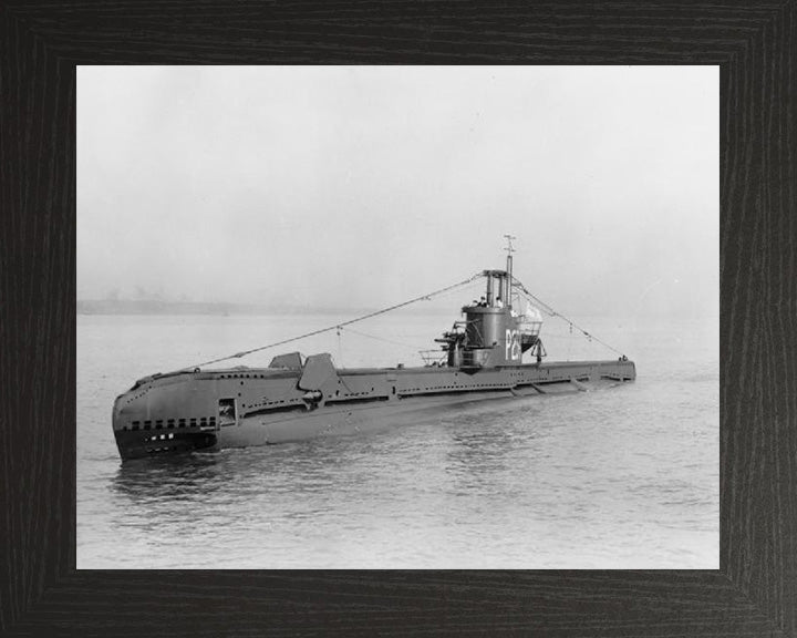 HMS Stratagem (P234) S Class Submarine Photo Print Port Side View Royal Navy Wall Art Naval Decor Posters, Prints, & Visual Artwork Hampshire Prints 10 x 8 Black Frame No
