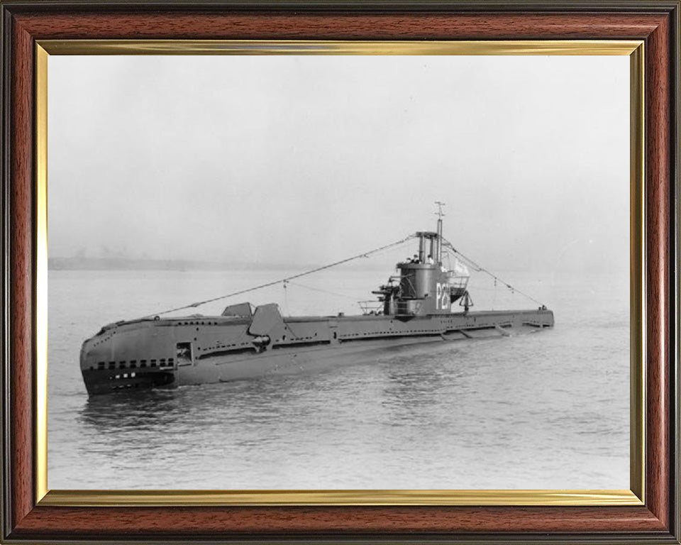 HMS Stratagem (P234) S Class Submarine Photo Print Port Side View Royal Navy Wall Art Naval Decor Posters, Prints, & Visual Artwork Hampshire Prints 10 x 8 Classic Frame No