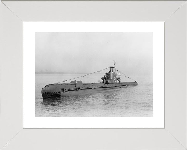 HMS Stratagem (P234) S Class Submarine Photo Print Port Side View Royal Navy Wall Art Naval Decor Posters, Prints, & Visual Artwork Hampshire Prints 10 x 8 White Frame Yes