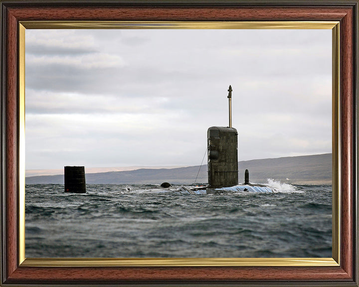 HMS Talent (S92) Photo Print - Low Starboard View - Royal Navy Trafalgar Class Submarine Posters, Prints, & Visual Artwork Hampshire Prints 10 x 8 Classic Frame No