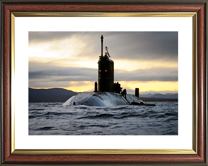 HMS Talent (S92) Photo Print - Port Bow View - Royal Navy Trafalgar Class Submarine Posters, Prints, & Visual Artwork Hampshire Prints 10 x 8 Classic Frame Yes