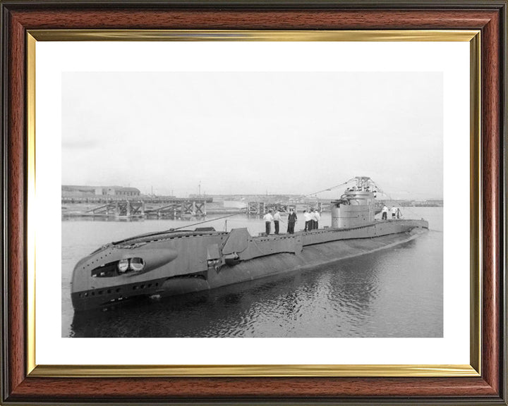 HMS Taurus (P339) Photo Print - Port Side View - Royal Navy T Class Submarine Posters, Prints, & Visual Artwork Hampshire Prints 10 x 8 Classic Frame Yes