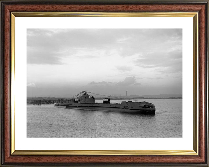 HMS Telemachus (P321) Photo Print - Starboard View - Royal Navy T Class Submarine Posters, Prints, & Visual Artwork Hampshire Prints 10 x 8 Classic Frame Yes