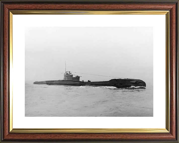 HMS Tempest (N86) Photo Print - Starboard View - Royal Navy T Class Submarine Posters, Prints, & Visual Artwork Hampshire Prints 10 x 8 Classic Frame Yes