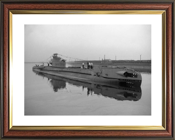 HMS Terrapin (P323) Photo Print - Starboard View - Royal Navy T Class Submarine Posters, Prints, & Visual Artwork Hampshire Prints 10 x 8 Classic Frame Yes