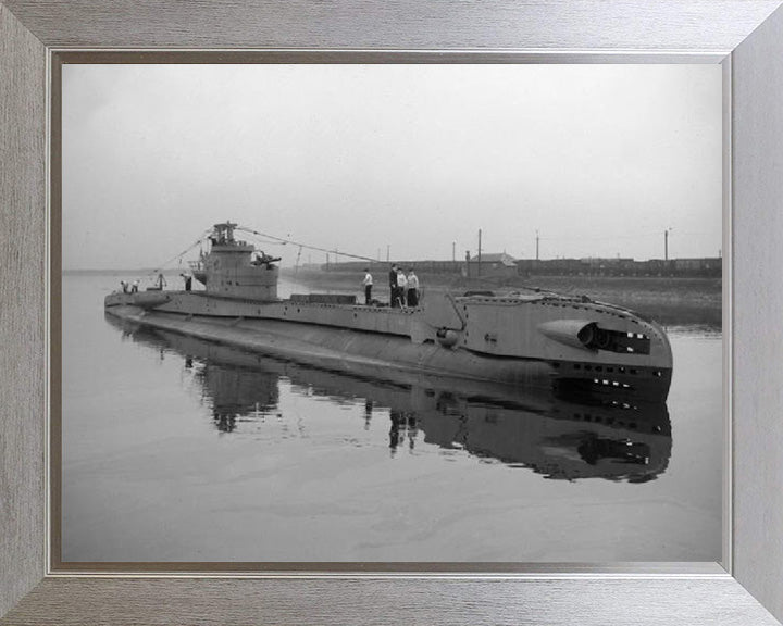 HMS Terrapin (P323) Photo Print - Starboard View - Royal Navy T Class Submarine Posters, Prints, & Visual Artwork Hampshire Prints 10 x 8 Silver Frame No