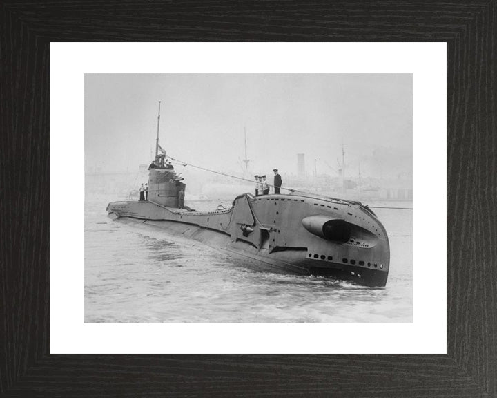 HMS Thorn (N11) Photo Print - Starboard View - Royal Navy T Class Submarine Posters, Prints, & Visual Artwork Hampshire Prints 10 x 8 Black Frame Yes
