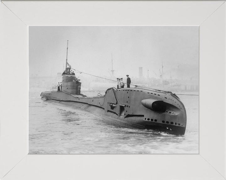 HMS Thorn (N11) Photo Print - Starboard View - Royal Navy T Class Submarine Posters, Prints, & Visual Artwork Hampshire Prints 10 x 8 White Frame No