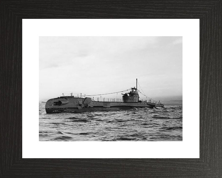 HMS Thorough (P324) Photo Print - Low Port Side View - Royal Navy T Class Submarine Posters, Prints, & Visual Artwork Hampshire Prints 10 x 8 Black Frame Yes