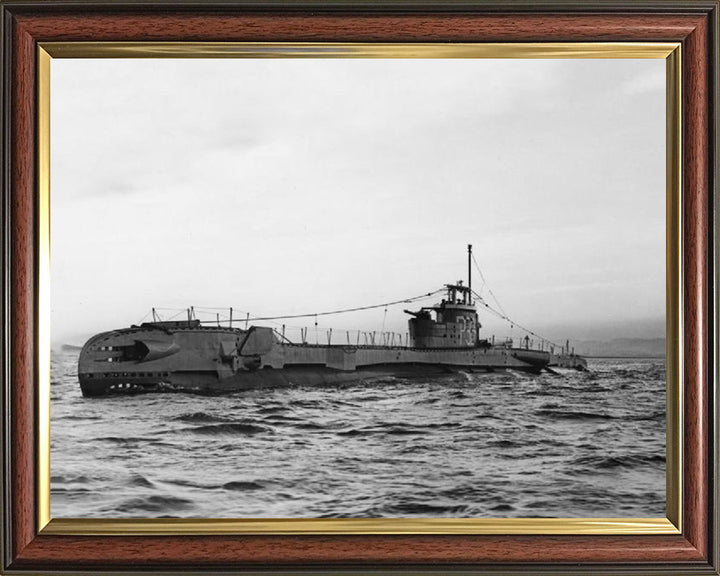 HMS Thorough (P324) Photo Print - Low Port Side View - Royal Navy T Class Submarine Posters, Prints, & Visual Artwork Hampshire Prints 10 x 8 Classic Frame No