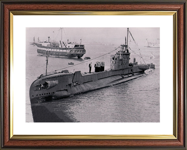 HMS Thorough (P324) Photo Print - Port Side View - Royal Navy T Class Submarine Posters, Prints, & Visual Artwork Hampshire Prints 10 x 8 Classic Frame Yes