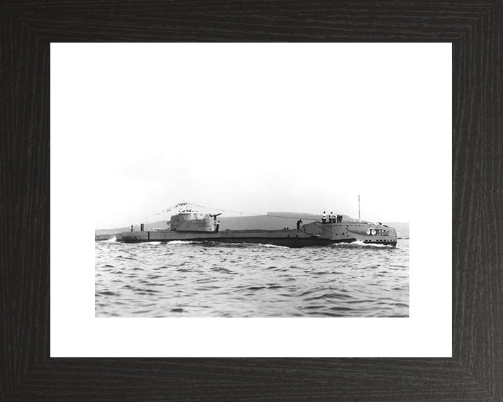 HMS Thule (P325) Photo Print - Starboard View - Royal Navy T Class Submarine Posters, Prints, & Visual Artwork Hampshire Prints 10 x 8 Black Frame Yes