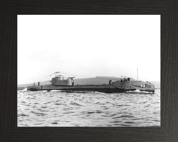 HMS Thule (P325) Photo Print - Starboard View - Royal Navy T Class Submarine Posters, Prints, & Visual Artwork Hampshire Prints 10 x 8 Black Frame No