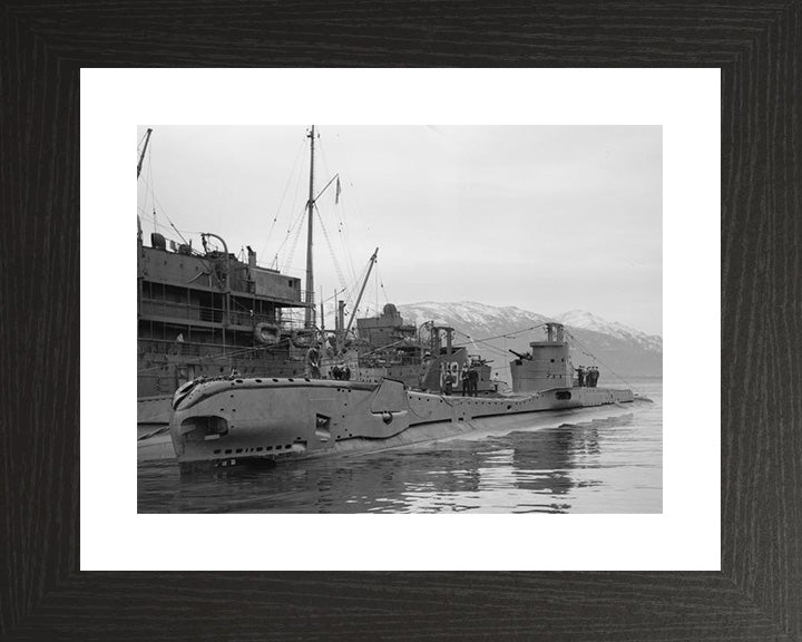 HMS Tigris (N63) Photo Print - Port Side View - Royal Navy T Class Submarine Posters, Prints, & Visual Artwork Hampshire Prints 10 x 8 Black Frame Yes
