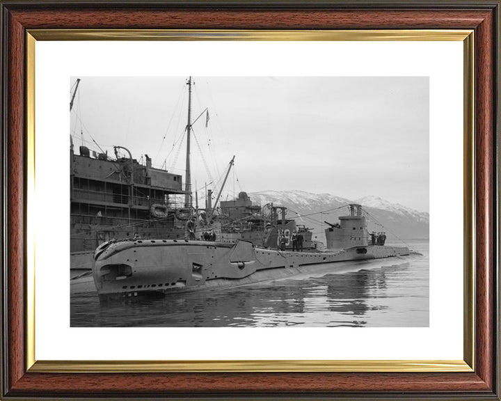 HMS Tigris (N63) Photo Print - Port Side View - Royal Navy T Class Submarine Posters, Prints, & Visual Artwork Hampshire Prints 10 x 8 Classic Frame Yes