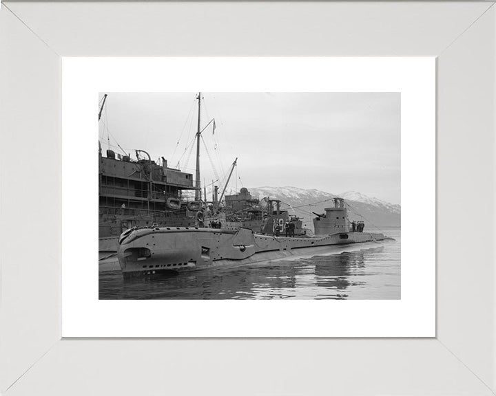HMS Tigris (N63) Photo Print - Port Side View - Royal Navy T Class Submarine Posters, Prints, & Visual Artwork Hampshire Prints 10 x 8 White Frame Yes