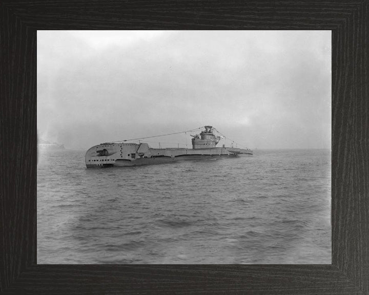 HMS Totem (P352) Photo Print - Port Side View - Royal Navy T Class Submarine Posters, Prints, & Visual Artwork Hampshire Prints 10 x 8 Black Frame No