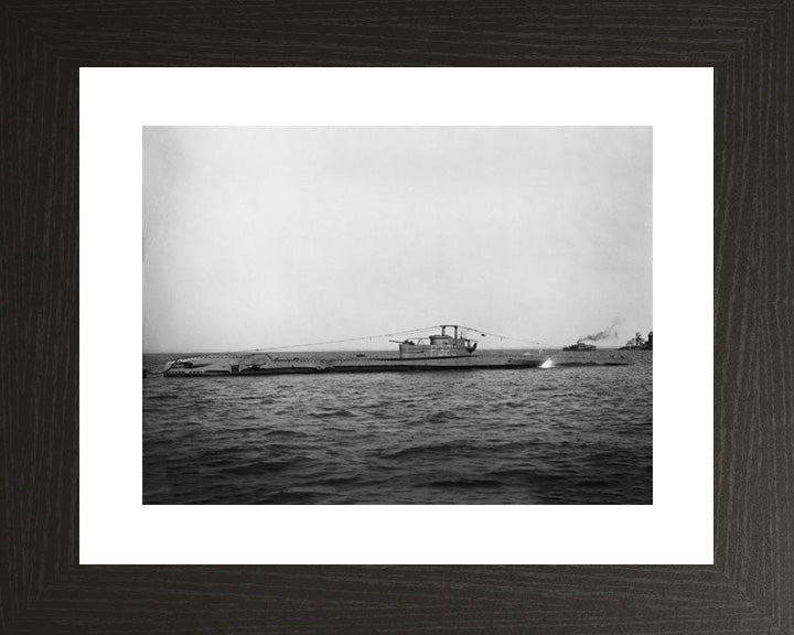 HMS Tradewind (P329) Photo Print - Port Side View - Royal Navy T Class Submarine Posters, Prints, & Visual Artwork Hampshire Prints 10 x 8 Black Frame Yes