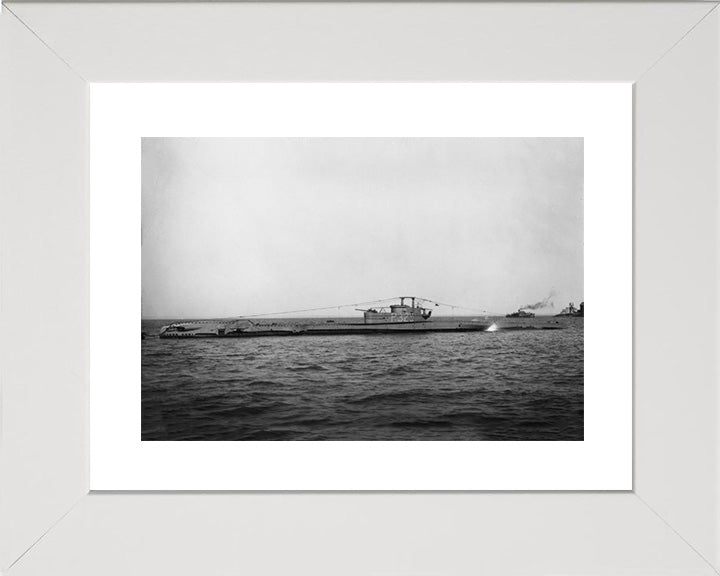 HMS Tradewind (P329) Photo Print - Port Side View - Royal Navy T Class Submarine Posters, Prints, & Visual Artwork Hampshire Prints 10 x 8 White Frame Yes