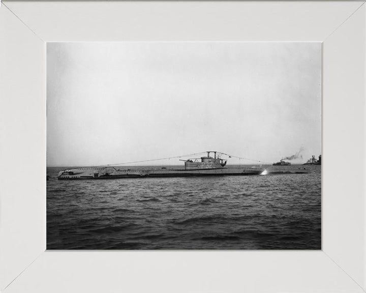 HMS Tradewind (P329) Photo Print - Port Side View - Royal Navy T Class Submarine Posters, Prints, & Visual Artwork Hampshire Prints 10 x 8 White Frame No
