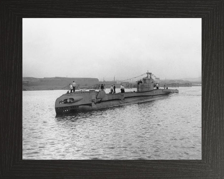 HMS Truculent (P315) Photo Print - Port Side View - Royal Navy T Class Submarine Posters, Prints, & Visual Artwork Hampshire Prints 10 x 8 Black Frame No