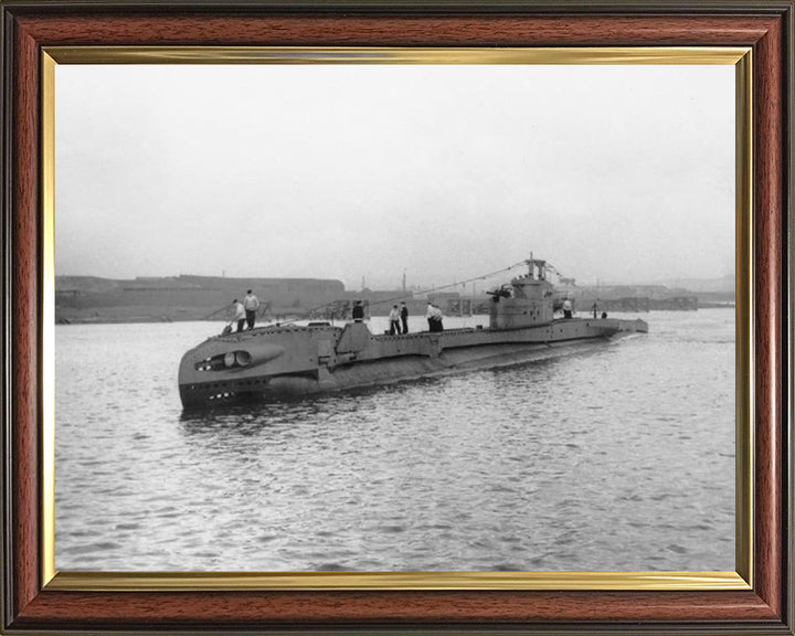HMS Truculent (P315) Photo Print - Port Side View - Royal Navy T Class Submarine Posters, Prints, & Visual Artwork Hampshire Prints 10 x 8 Classic Frame No