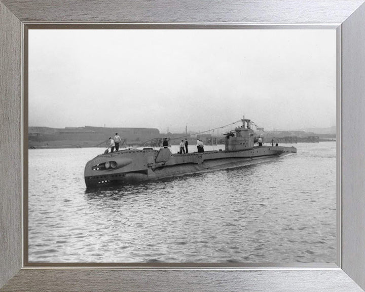 HMS Truculent (P315) Photo Print - Port Side View - Royal Navy T Class Submarine Posters, Prints, & Visual Artwork Hampshire Prints 10 x 8 Silver Frame No