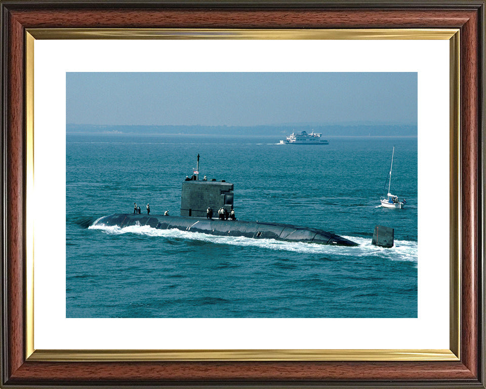 HMS Ursula (S42) Photo Print - Underway - Royal Navy Upholder Class Submarine Posters, Prints, & Visual Artwork Hampshire Prints 10 x 8 Classic Frame Yes